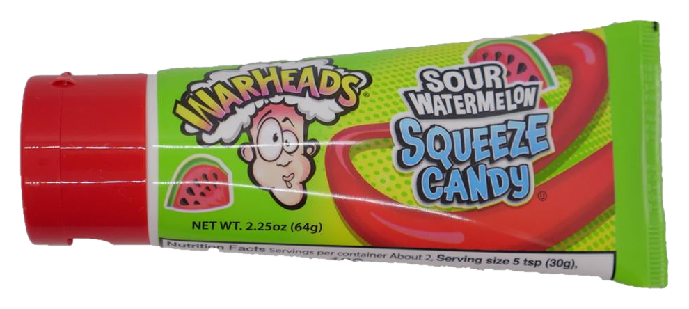 Warheads Sour Squeeze Candy Watermelon