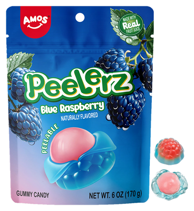 Amos Peelerz Blue Raspberry